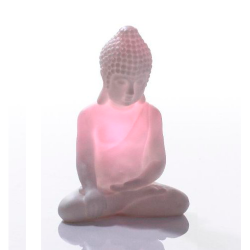 Buda ZEN con luz relajante que cambia de color