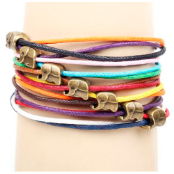 Pulsera múltiple con elefantes