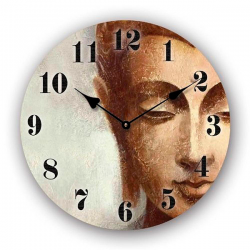 Reloj de pared con diseño de buda. 30 cm