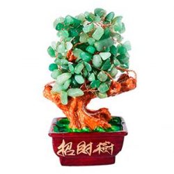 Árbol dinero piedra jade feng shui natural