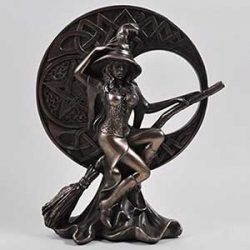 Bruja bronce 17 cm