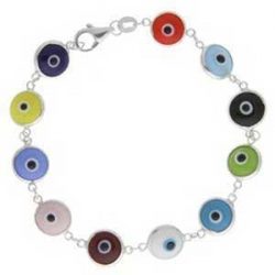 Pulsera ojos turcos de colores